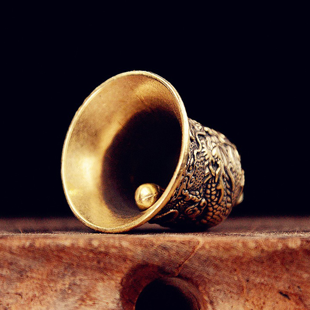 New Vintage Brass Bell Carved  - Vintage Collectible Bells のレビューと価格