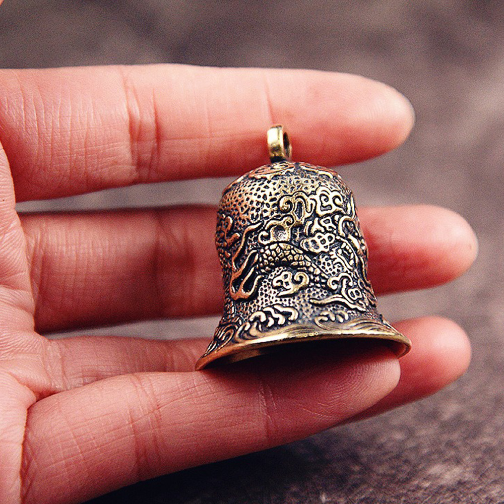 New Vintage Brass Bell Carved  - Vintage Collectible Bells のレビューと価格