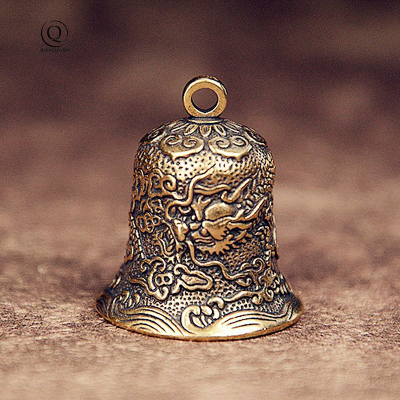 Vintage Brass Bell Carved Drag - Vintage Collectible Bells のレビューと価格