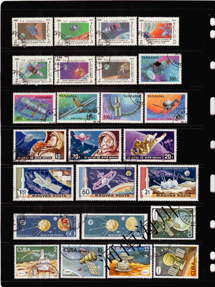 100 different Outer Space Stam - Collectible Vintage Postage Stamps のレビューと価格