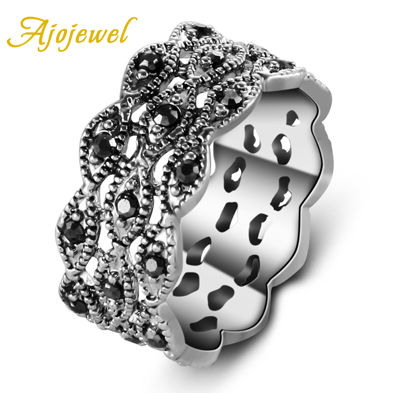 Ajojewel 3 Layer Rhinestone Ri - Vintage And Collectible Items のレビューと価格