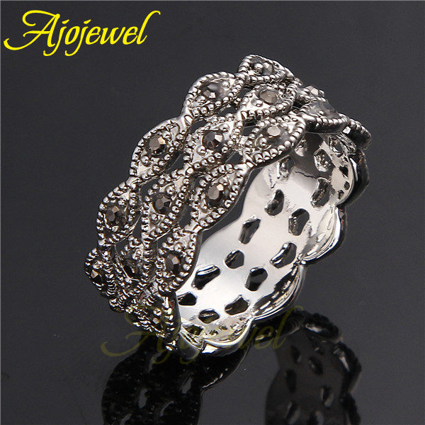 Ajojewel 3 Layer Rhinestone Ri - Vintage And Collectible Items のレビューと価格