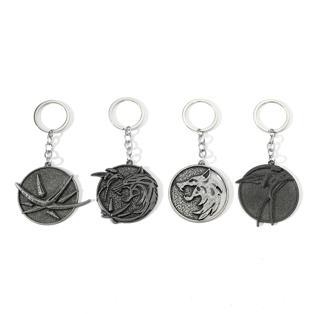 Vintage Wolf Head Keychain Gam - Vintage Necklace のレビューと価格