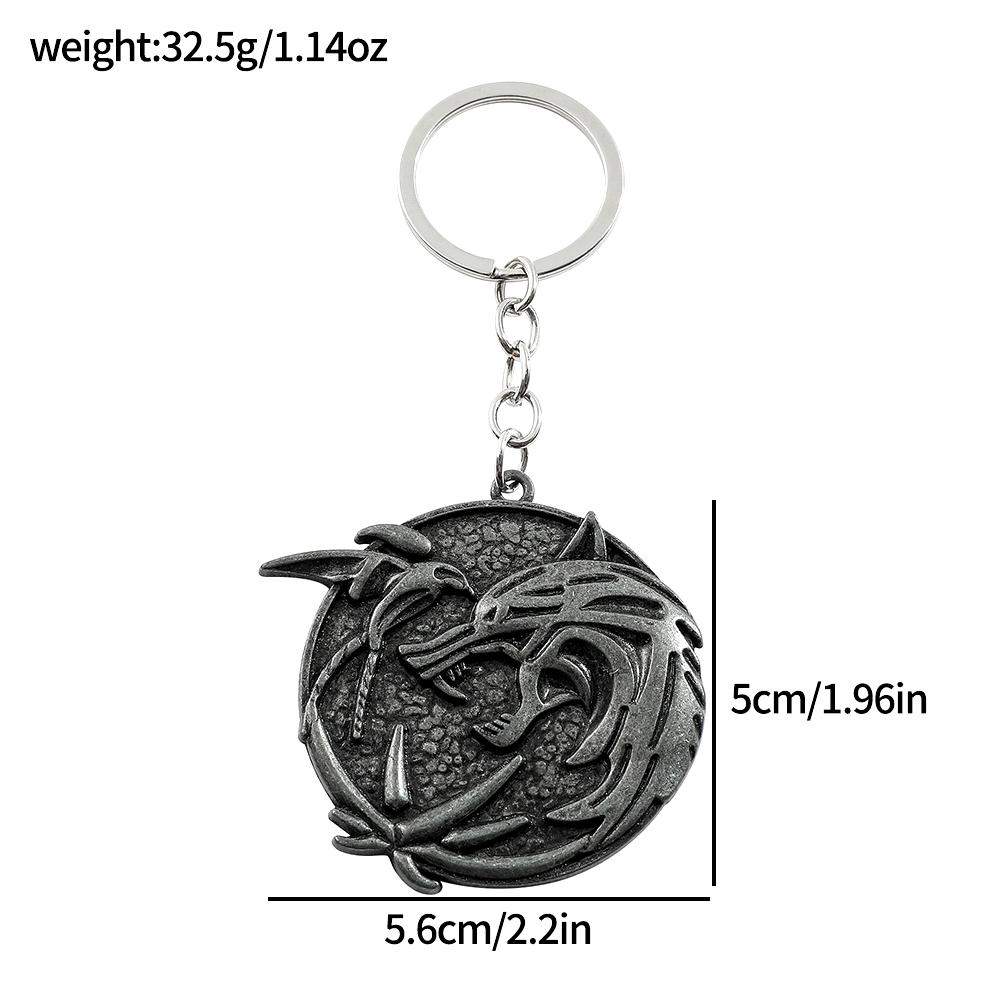 Vintage Wolf Head Keychain Gam - Vintage Necklace のレビューと価格