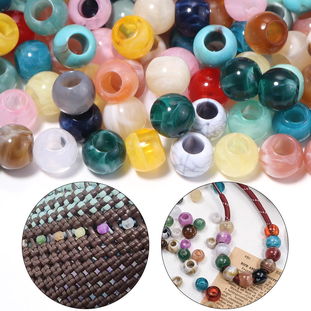 50pcs 12x10mm Acrylic Large Ho - Vintage Collectible Marbles のレビューと価格