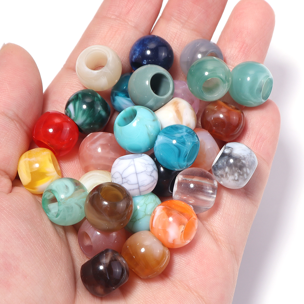 50pcs 12x10mm Acrylic Large Ho - Vintage Collectible Marbles のレビューと価格