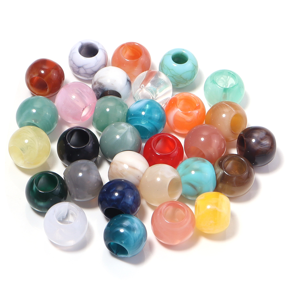 50pcs 12x10mm Acrylic Large Ho - Vintage Collectible Marbles のレビューと価格