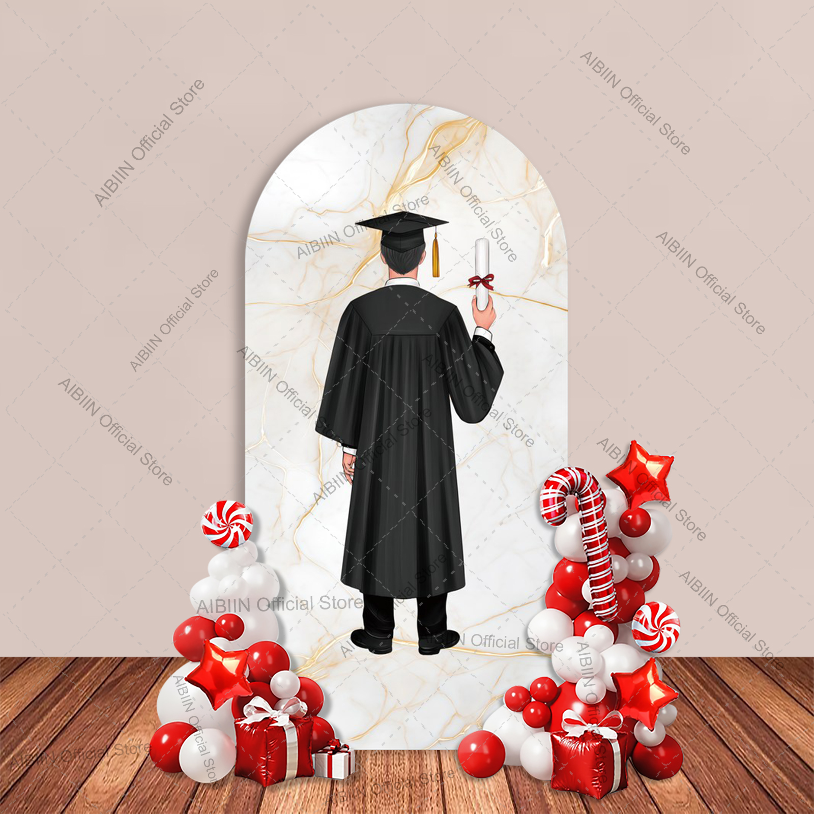 Congrats Grad Arch Backdrop Co - Vintage Collectible Marbles のレビューと価格