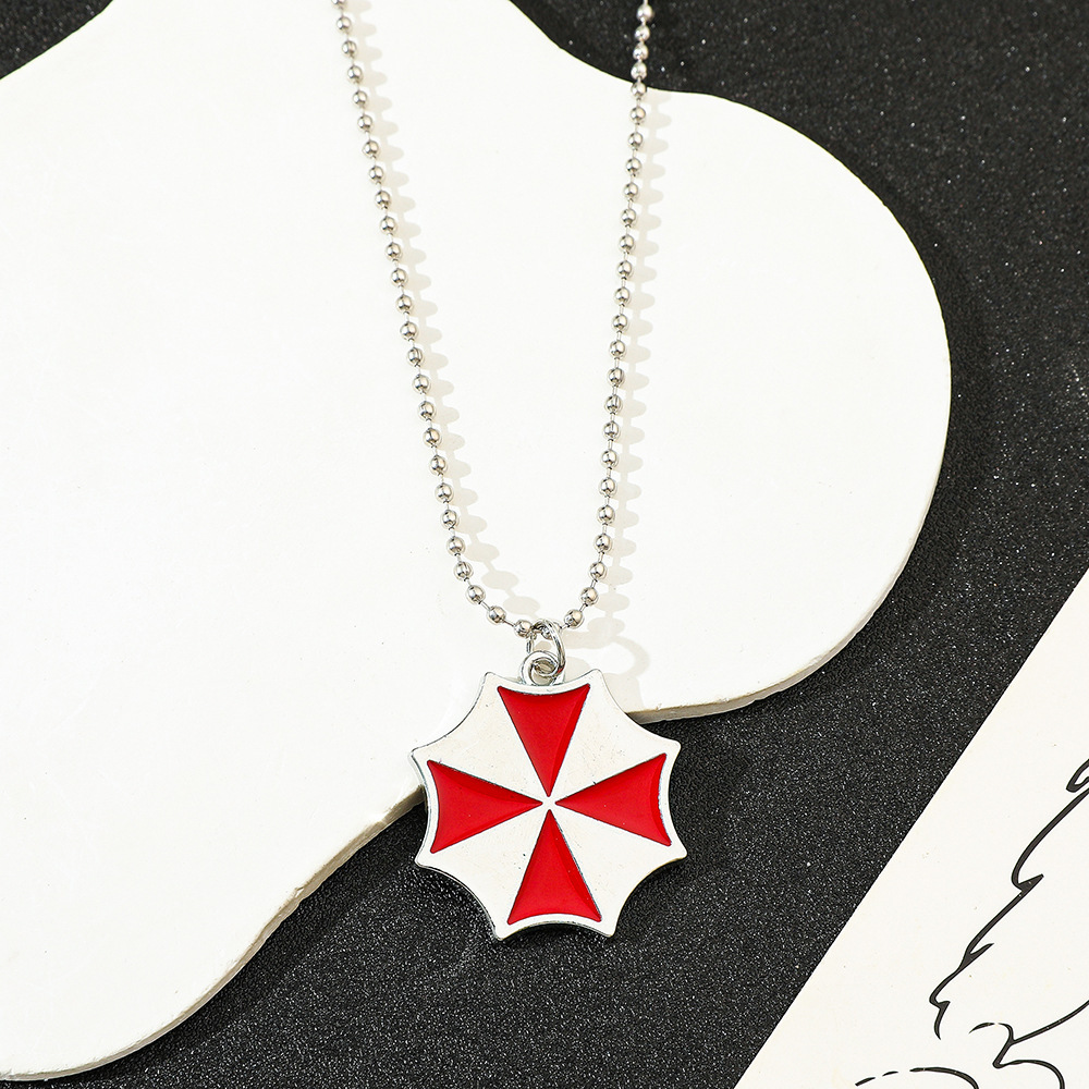 Vintage Fashion Red Umbrella P - Vintage Necklace のレビューと価格