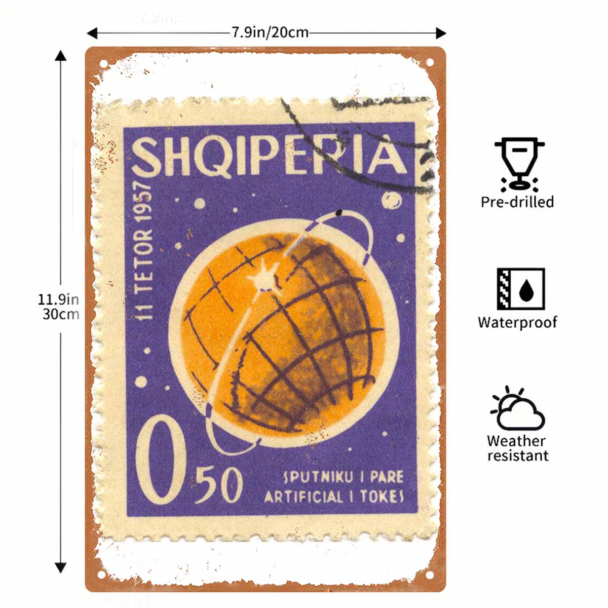 2D FLAT 1pc Vintage Albania 19 - Collectible Vintage Postage Stamps のレビューと価格