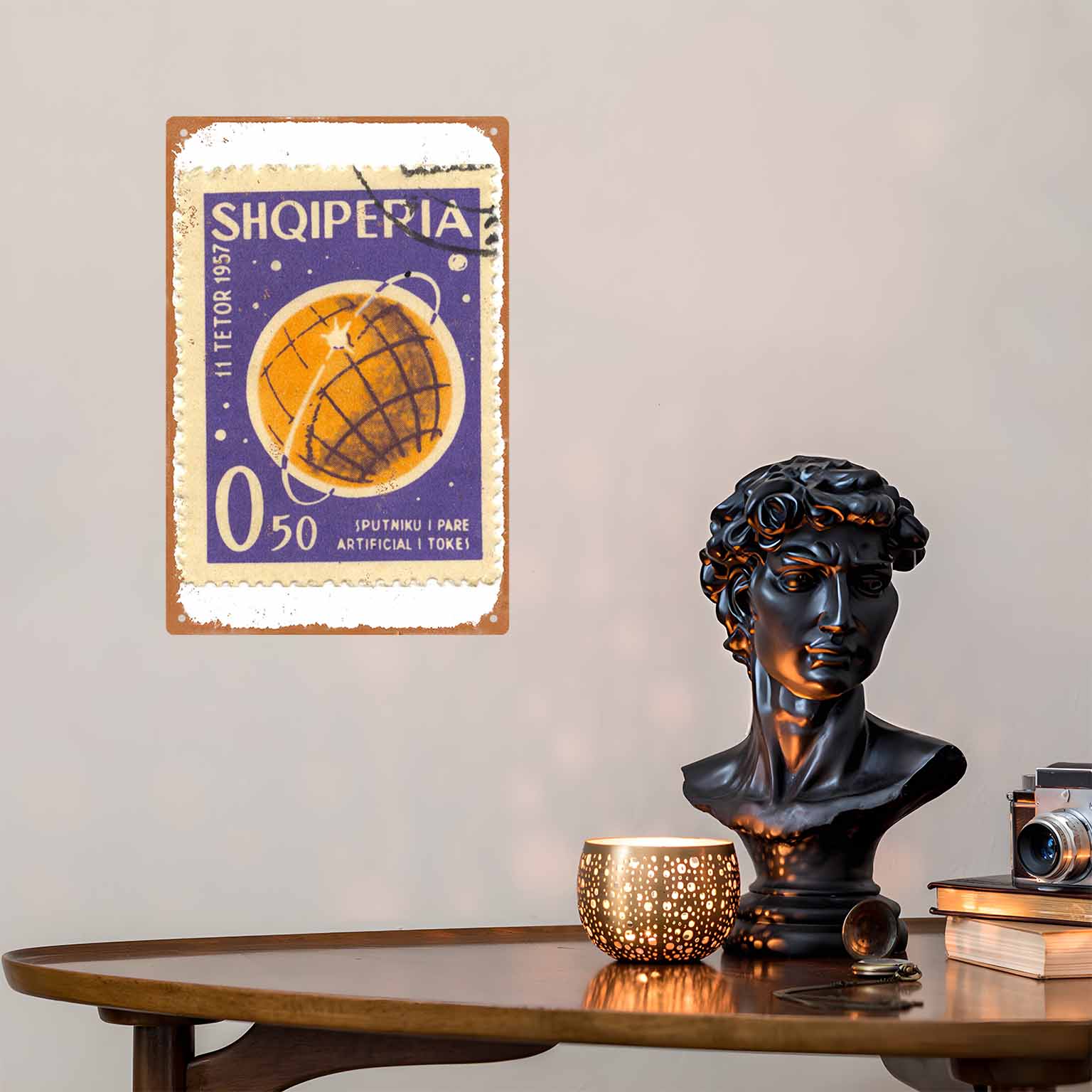 2D FLAT 1pc Vintage Albania 19 - Collectible Vintage Postage Stamps のレビューと価格