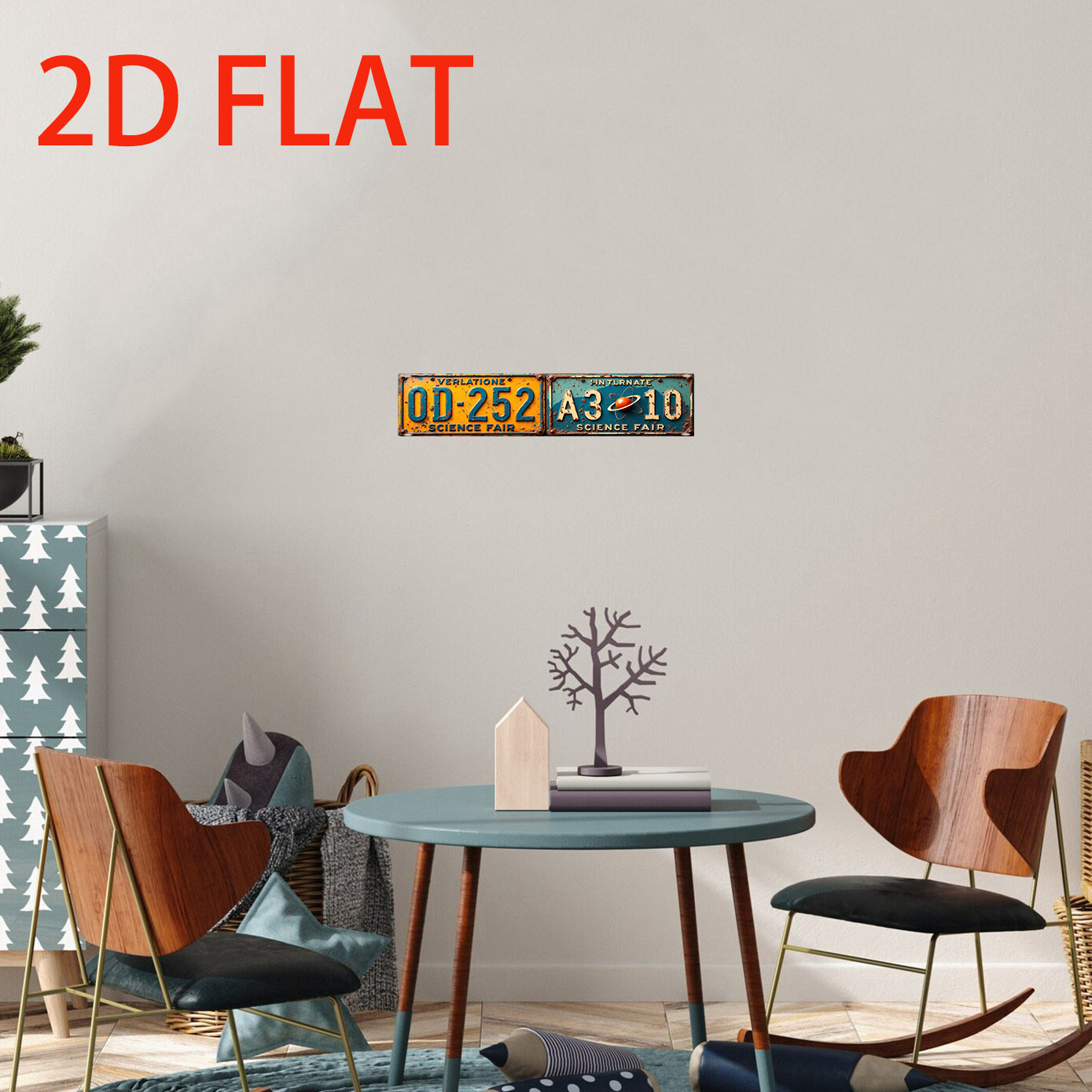 1pc Vintage Science Fair Plaqu - Vintage And Collectible Fair のレビューと価格