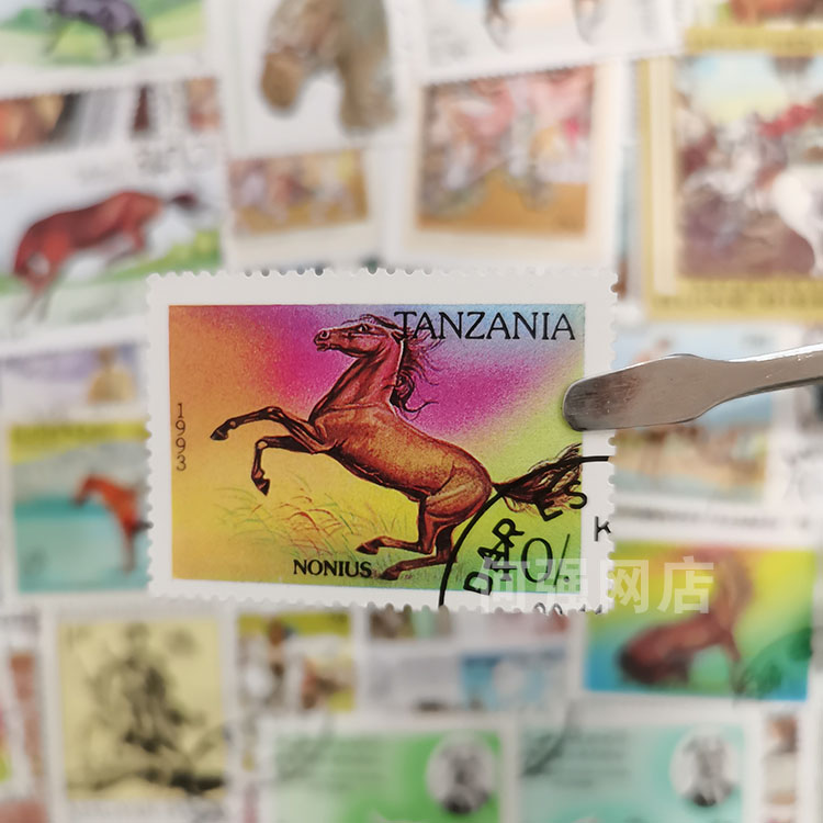 100 Different Horse Stamps Non - Collectible Vintage Postage Stamps のレビューと価格