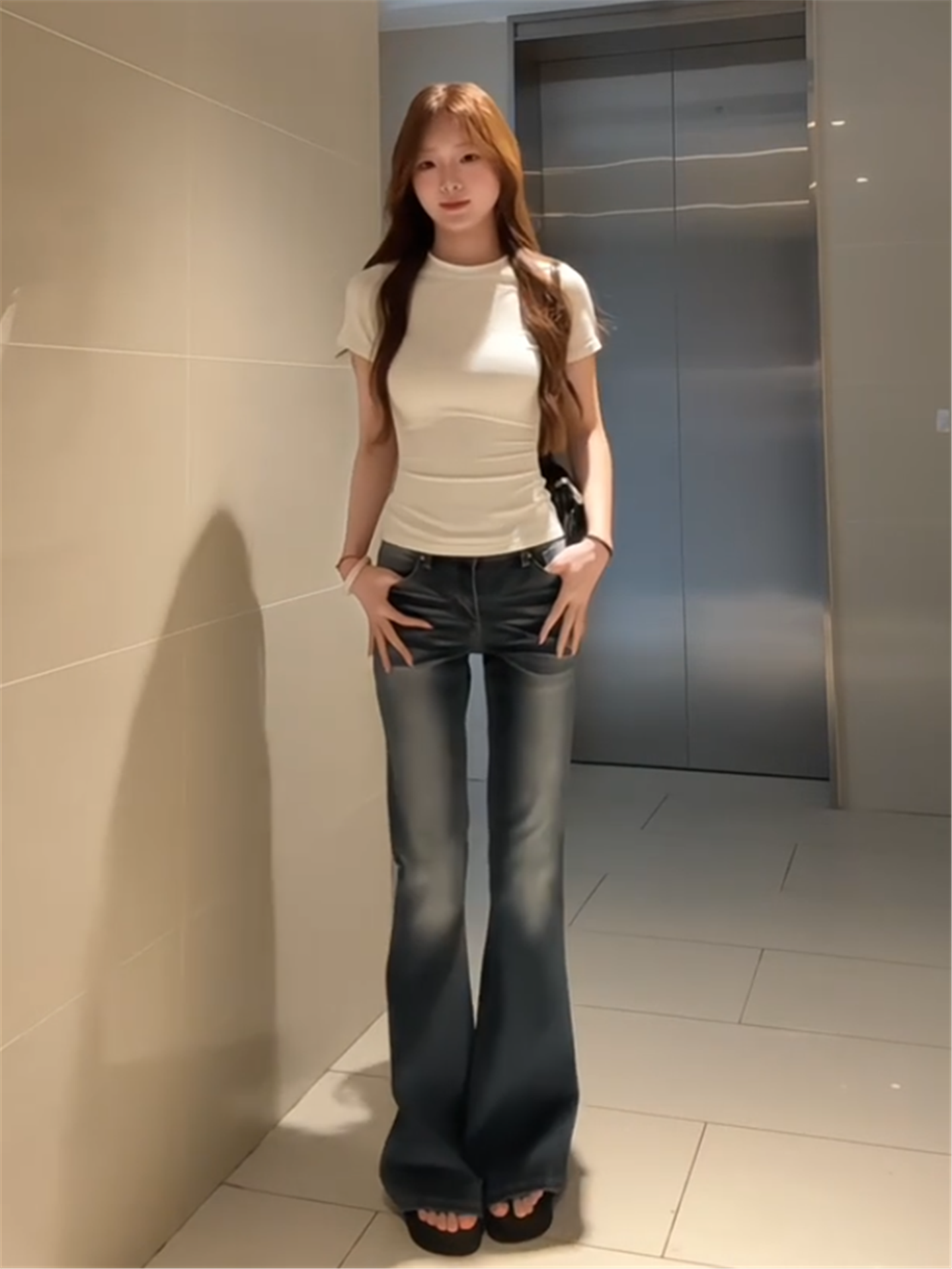 Low Waist Bell Bottom Denim Je - Vintage Collectible Bells のレビューと価格