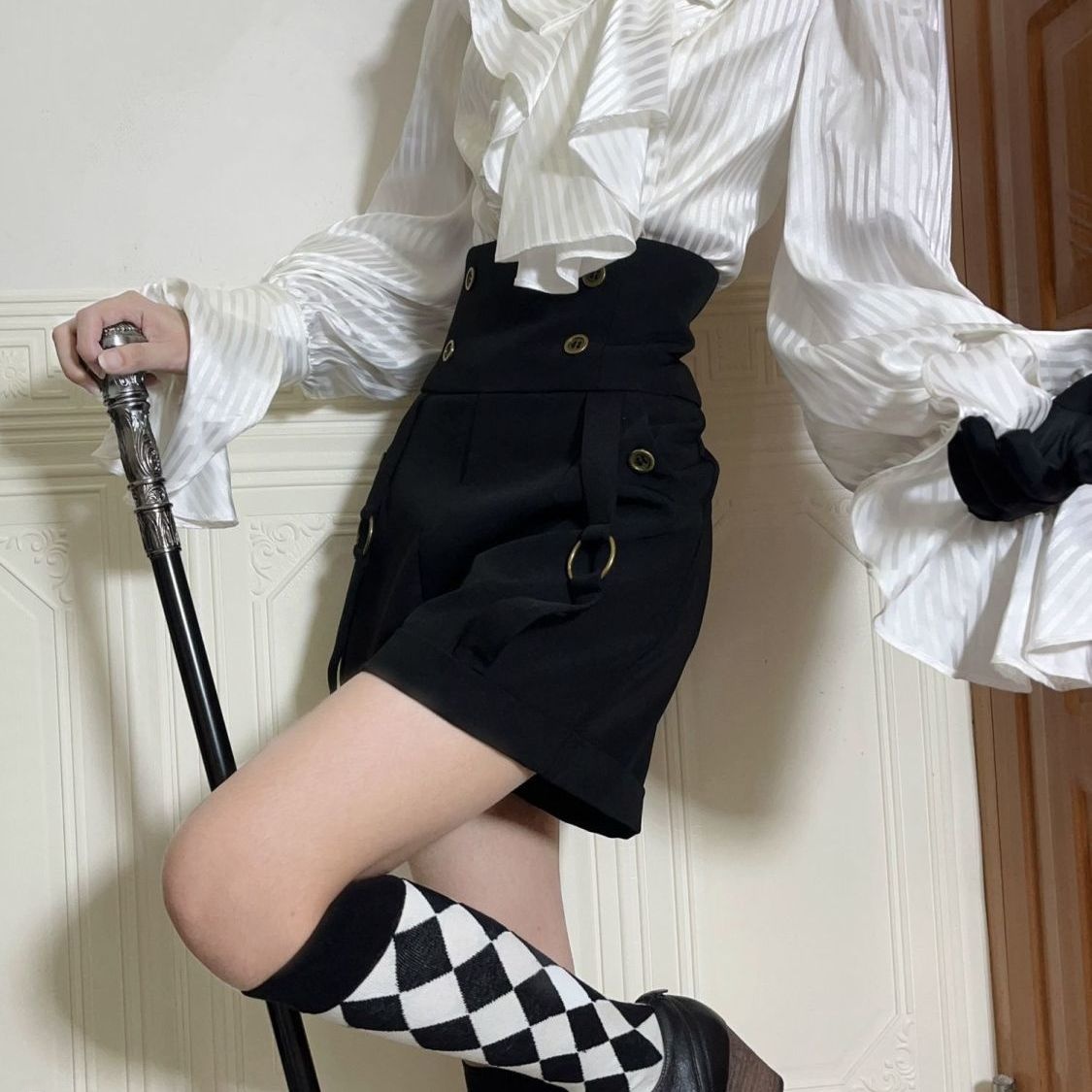 Lolita Style Long Sleeve White - Vintage Collectible Bells のレビューと価格