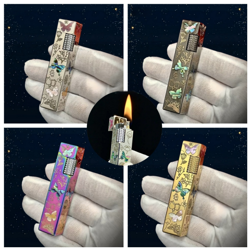 Unusual Brass Four sided Color - Vintage Collectible Lighters のレビューと価格