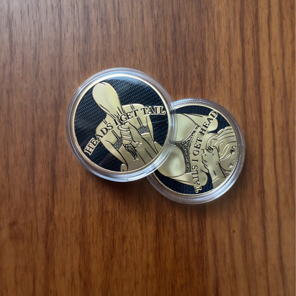 New Funny Heads and Tails Coin - Vintage And Collectible Toys のレビューと価格