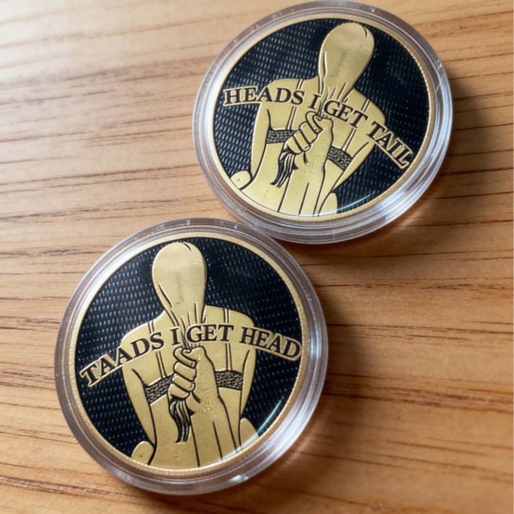 New Funny Heads and Tails Coin - Vintage And Collectible Toys のレビューと価格