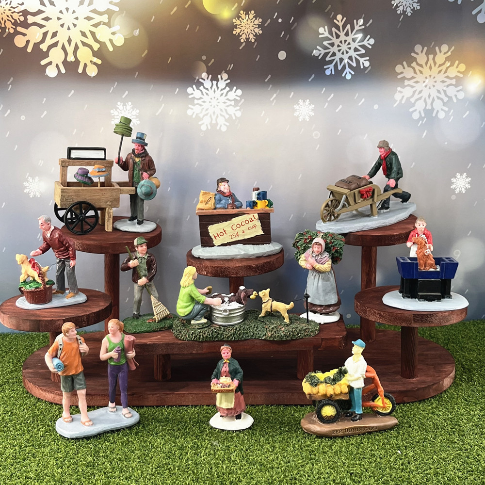 Vintage Christmas Village Figu - Vintage Collectible Market のレビューと価格