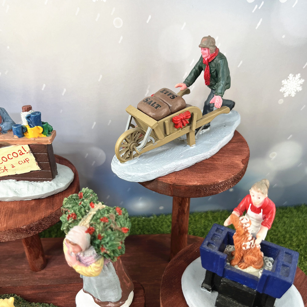 Vintage Christmas Village Figu - Vintage Collectible Market のレビューと価格