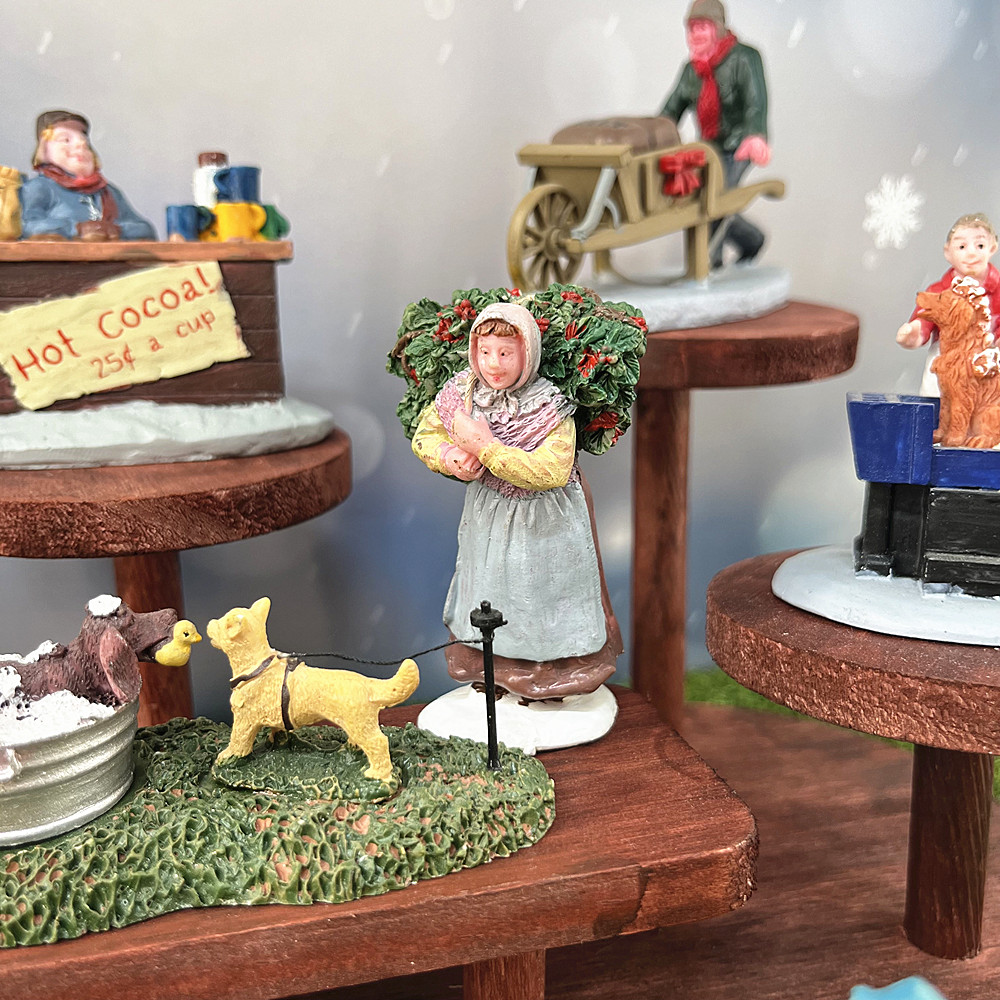 Vintage Christmas Village Figu - Vintage Collectible Market のレビューと価格