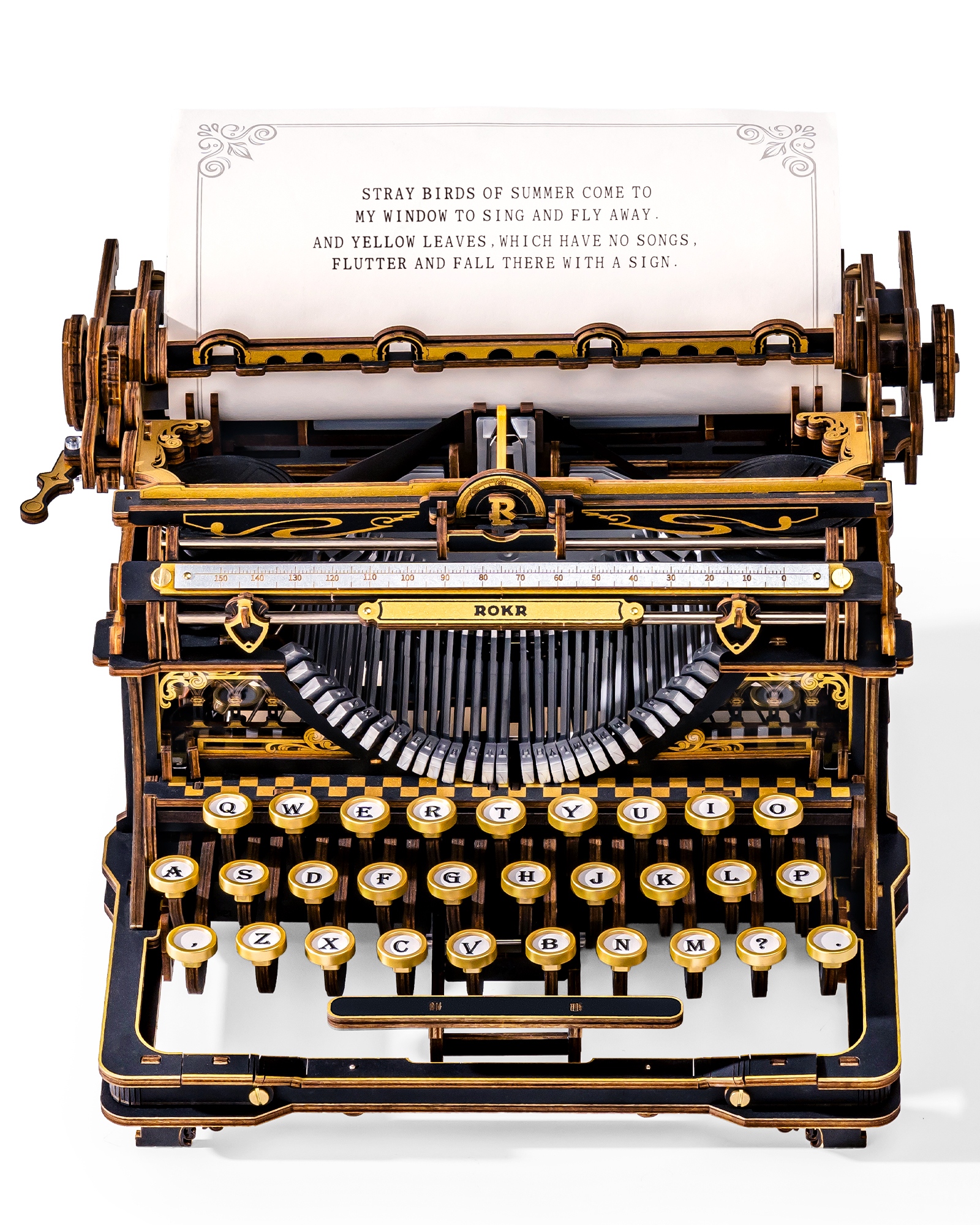 ROKR 3D Wooden Typewriter Puzz - Vintage And Collectible Toys のレビューと価格