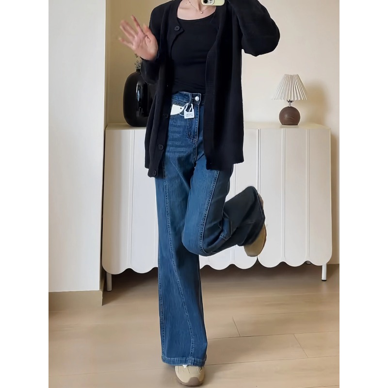Autumn Elastic Bell Bot Jeans  - Vintage Collectible Bells のレビューと価格