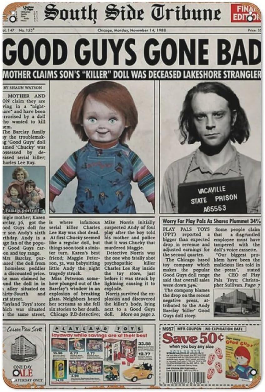 Child S Play 1988 Newspaper Po - Collectible Vintage Newspapers のレビューと価格