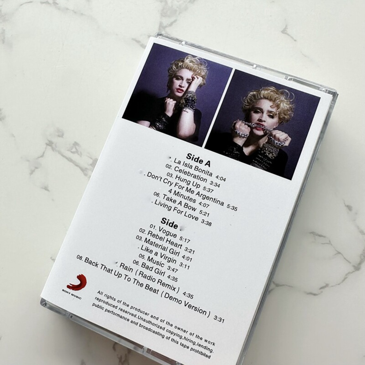 Madonna Classic Pop Music Cass - Vintage And Collectible のレビューと価格